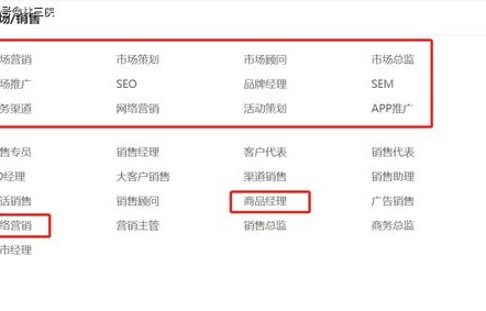 电子商务跨专业就业岗位