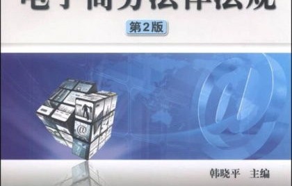 电子商务及法律专业海报