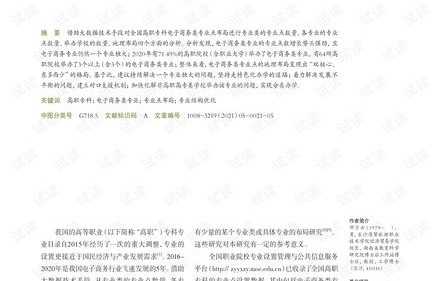 电子商务专科报什么专业